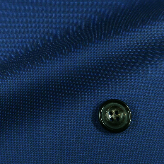 ロロピアーナ Super130's ブルー ピンヘッド ２ピース