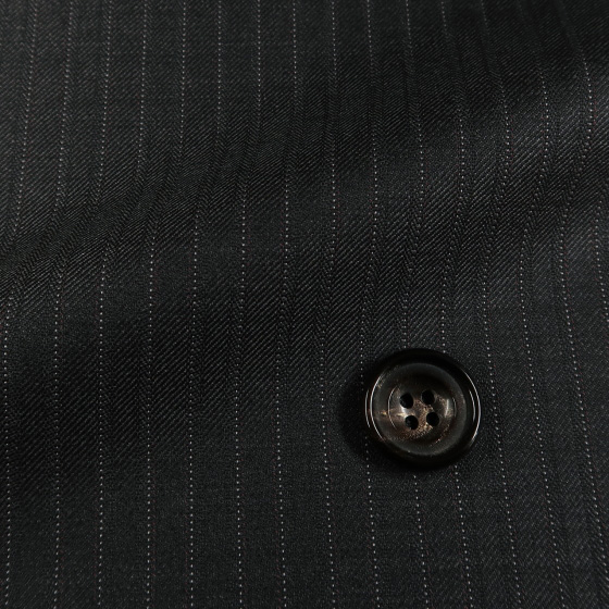 ロロピアーナ チャコールグレー ストライプ ２ピース