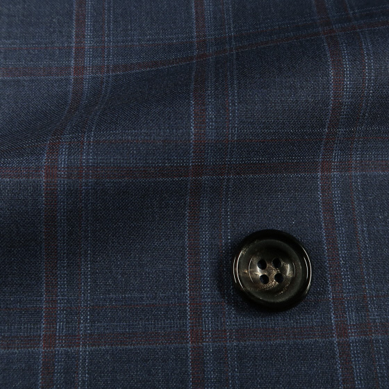 ロロピアーナ Zelander Dream ブルー チェック ２ピース