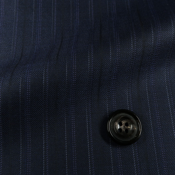 ロロピアーナ Four Seasons Super130's 紺 ストライプ ２ピース