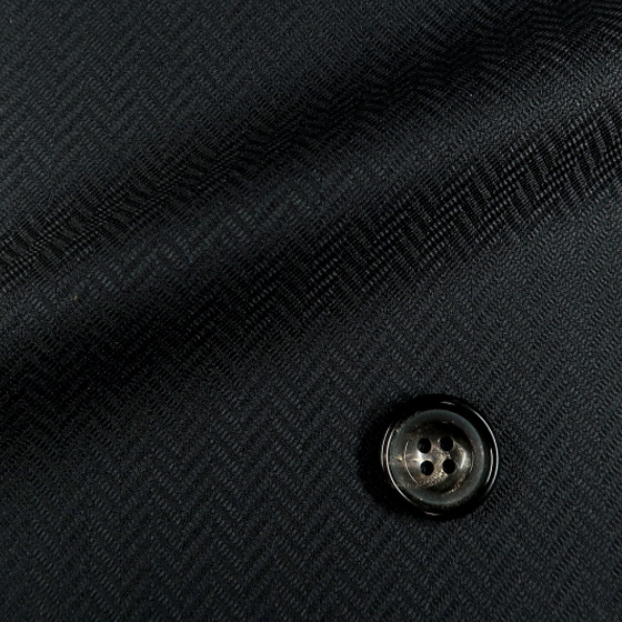 オリジナル Shiny Stretch ブラック ヘリンボーン ジャケット