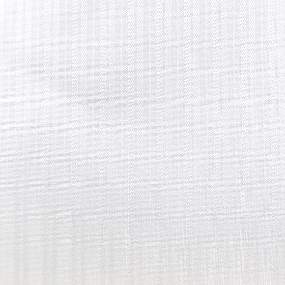 ハイクラス ドビーストライプ 白 綿100%形態安定