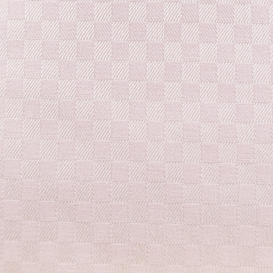 ハイクラス 市松模様 ピンク 綿100%形態安定